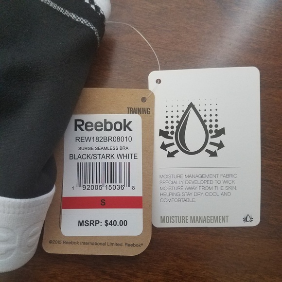 Reebok sports bra, NWT sizes S & L - Picture 4 of 5